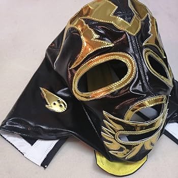 Amazon.co.jp: ミル マスカラス 黒特殊 オーバーマスク メキシコ